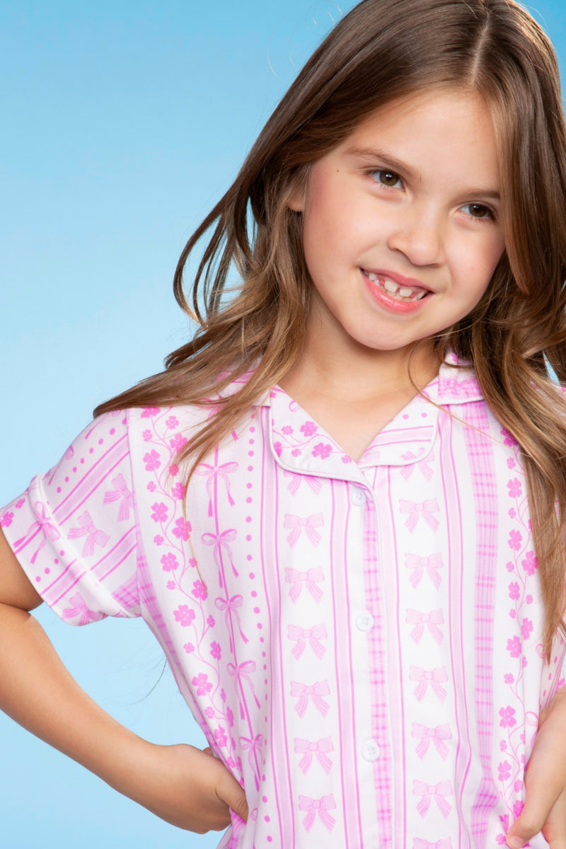 Simple Soft Button Down Tee & Karate Pant