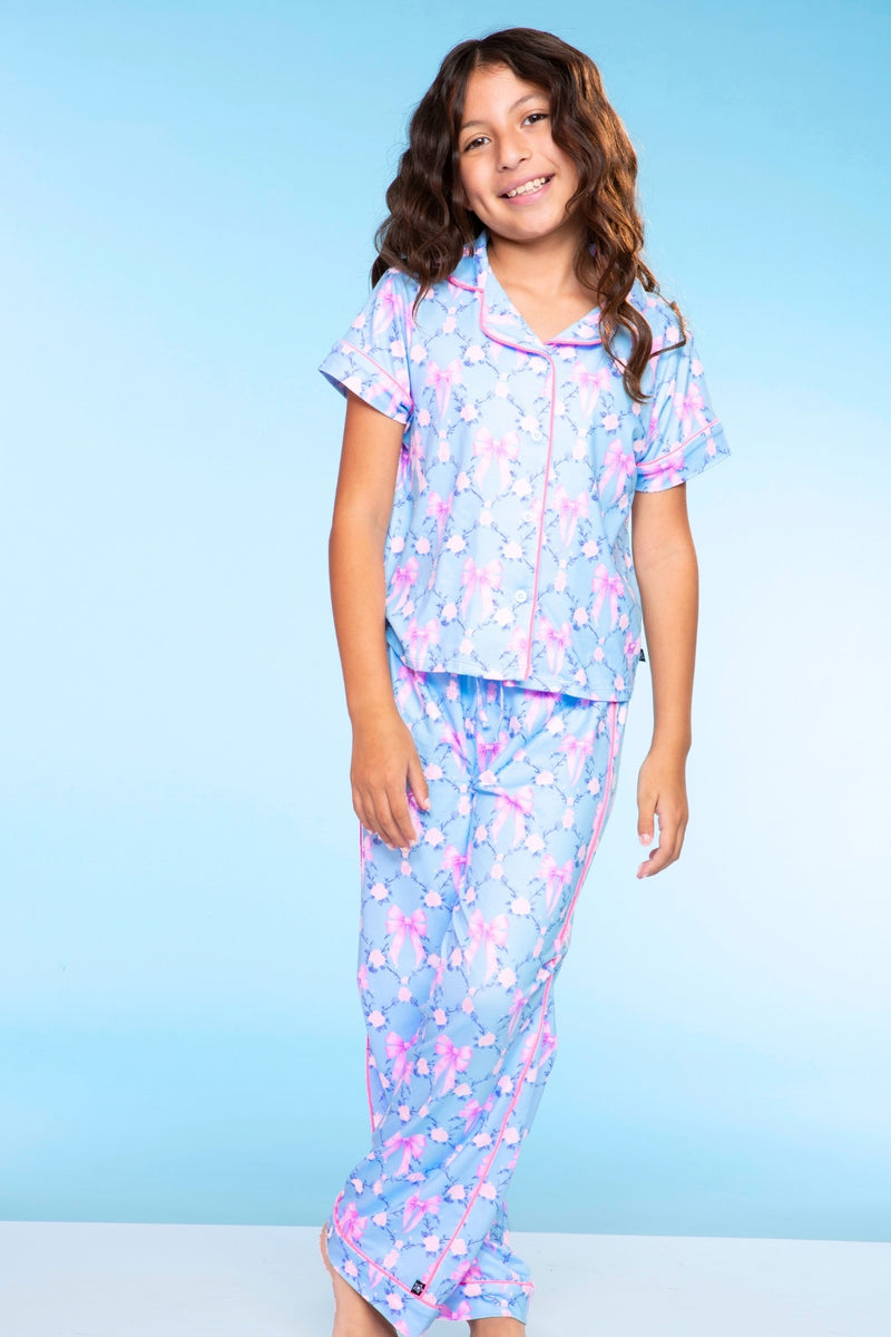 Simple Soft Button Down Tee & Karate Pant