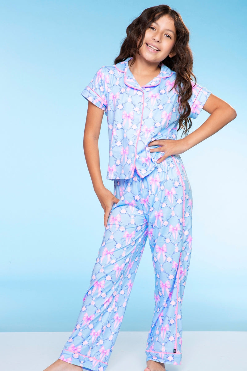 Simple Soft Button Down Tee & Karate Pant