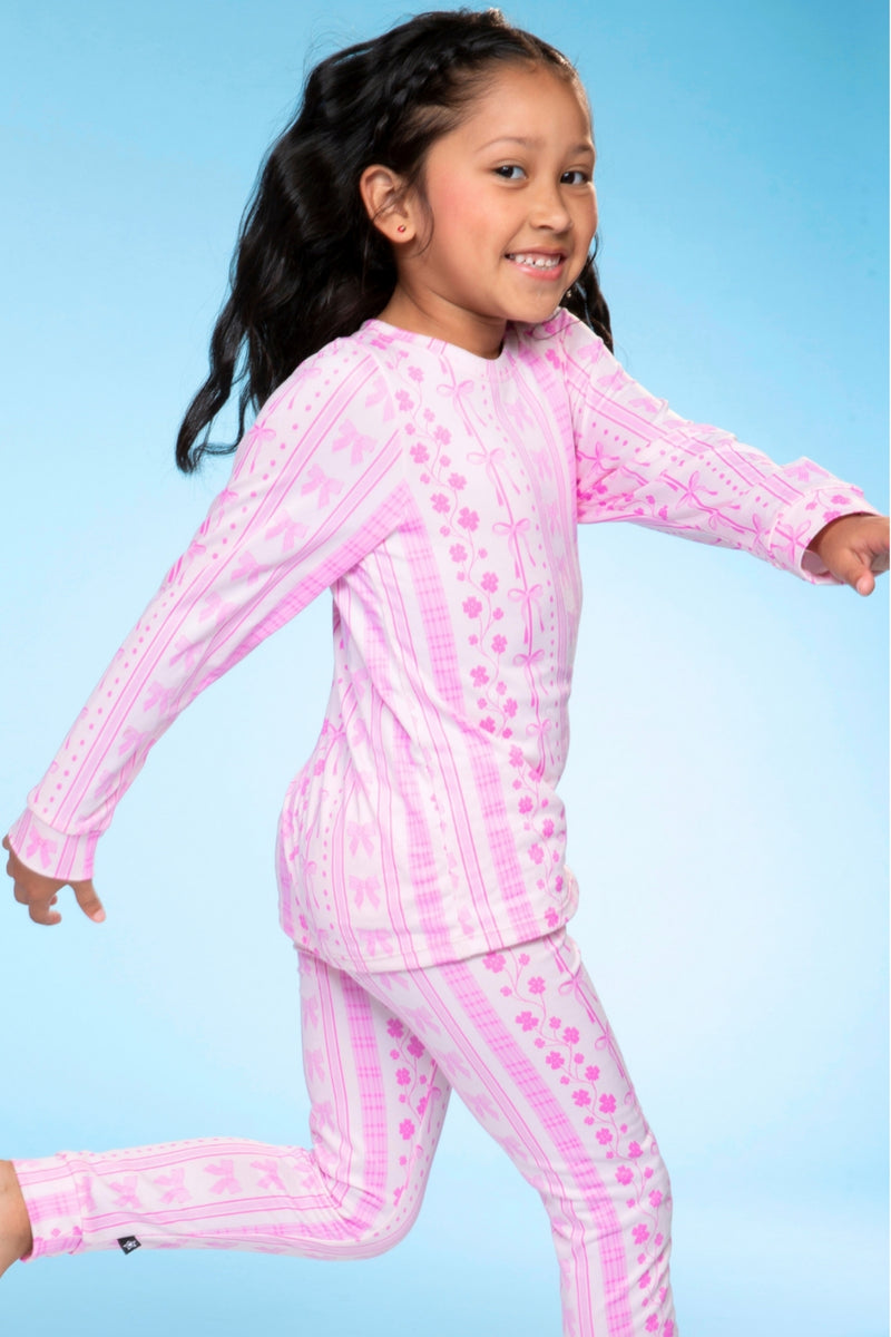 Simply Soft Long Sleeve Crew & Slim Lounge Bottom