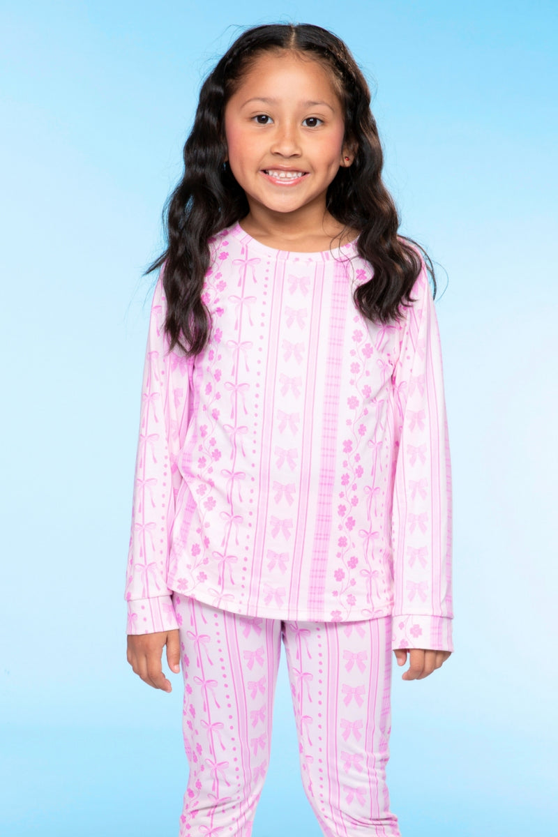 Simply Soft Long Sleeve Crew & Slim Lounge Bottom