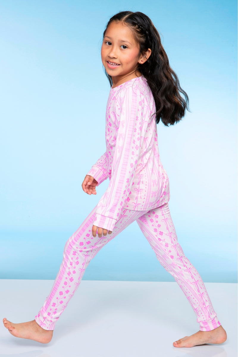 Simply Soft Long Sleeve Crew & Slim Lounge Bottom