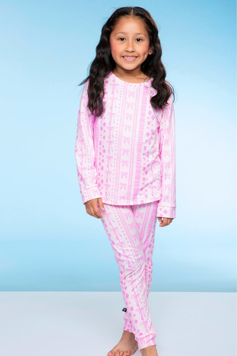 Simply Soft Long Sleeve Crew & Slim Lounge Bottom