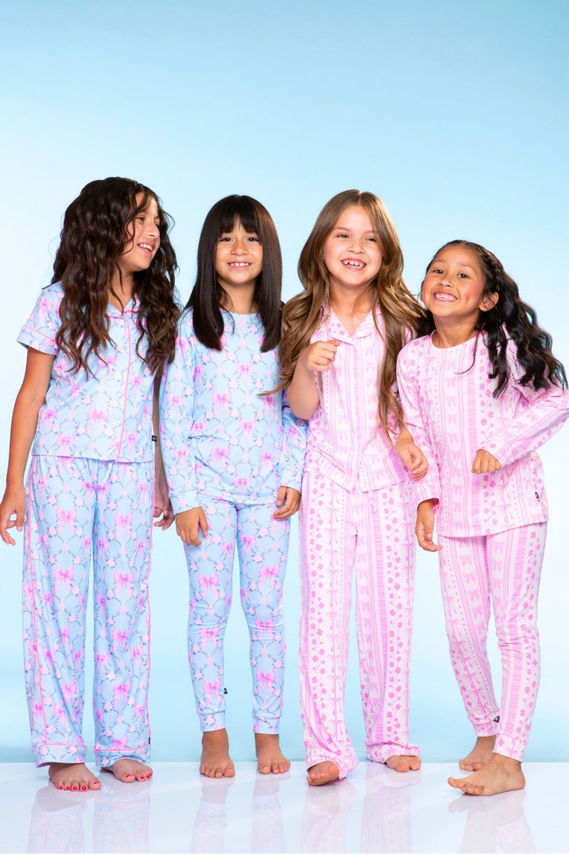 Simply Soft Long Sleeve Crew & Slim Lounge Bottom