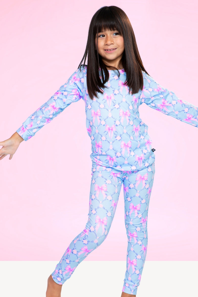 Simply Soft Long Sleeve Crew & Slim Lounge Bottom