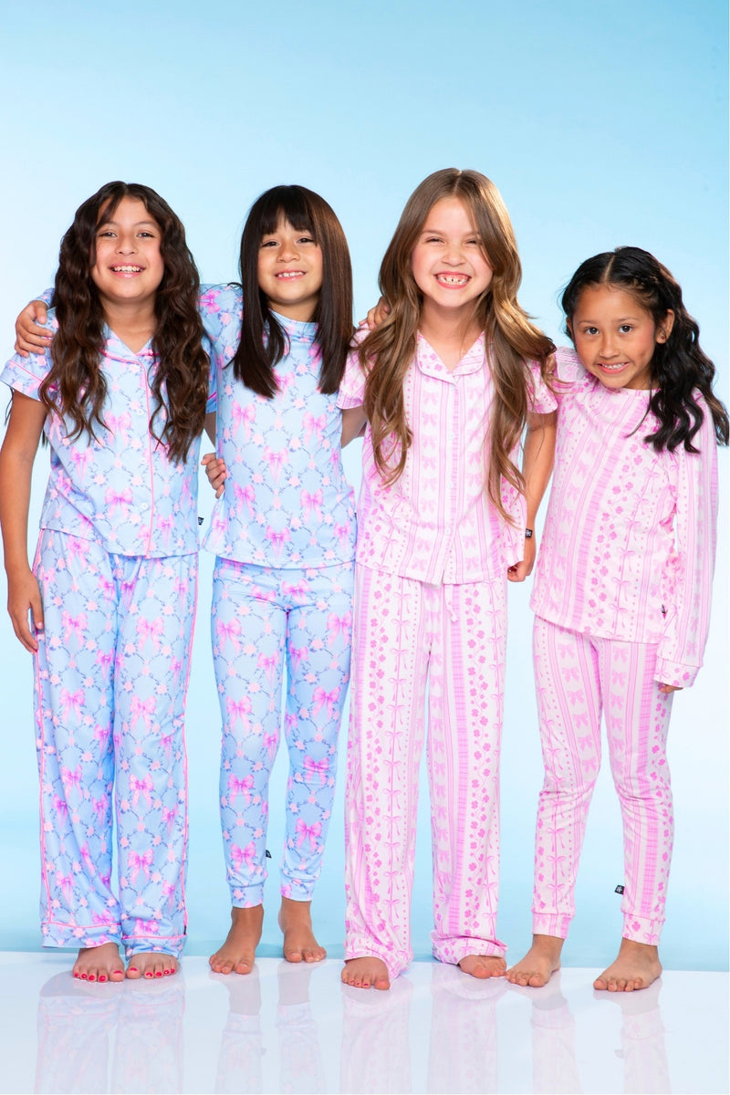 Simply Soft Long Sleeve Crew & Slim Lounge Bottom