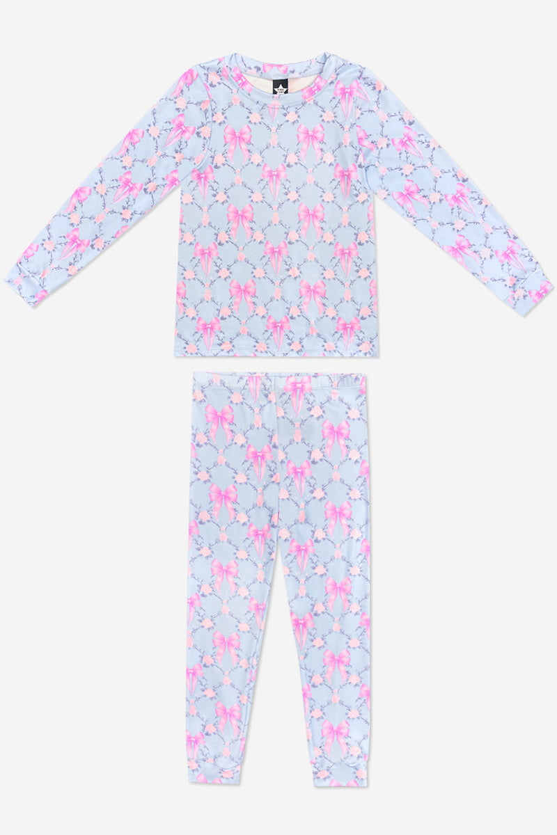 Simply Soft Long Sleeve Crew & Slim Lounge Bottom