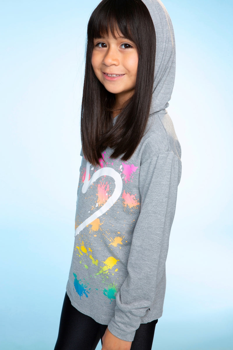 Modal Knit Hoodie Pullover W/Thumbholes