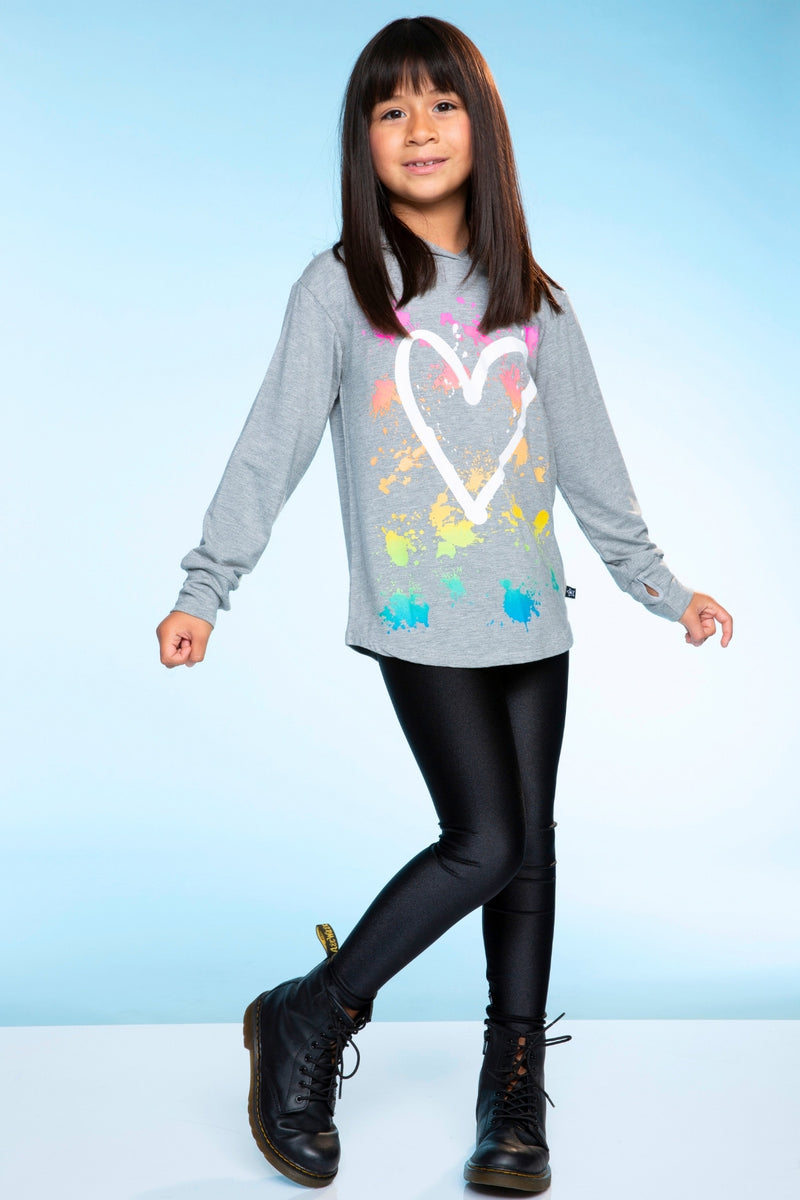 Modal Knit Hoodie Pullover W/Thumbholes