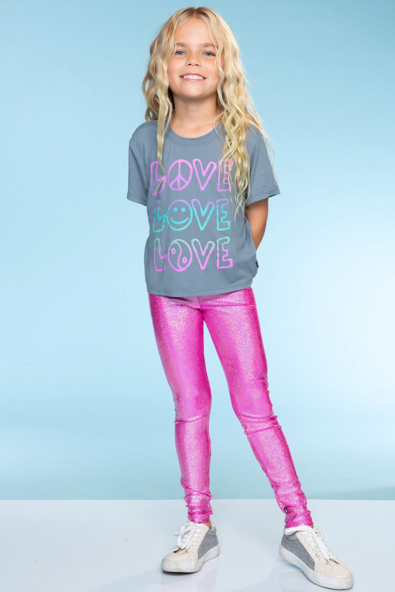 Glitter Foil High Shine Legging
