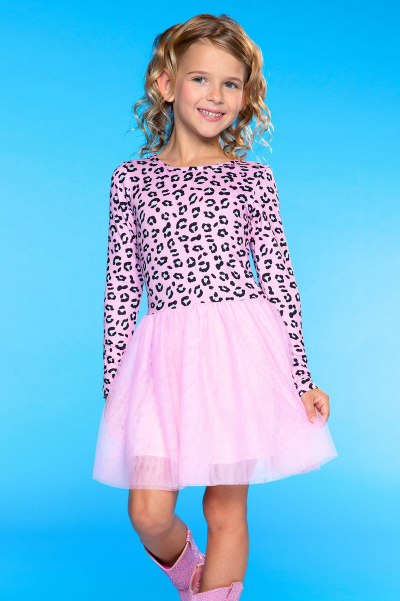 Simply Soft Long Sleeve Be Happy Tulle Dress