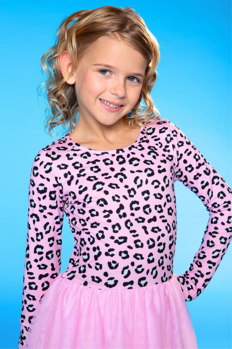 Simply Soft Long Sleeve Be Happy Tulle Dress