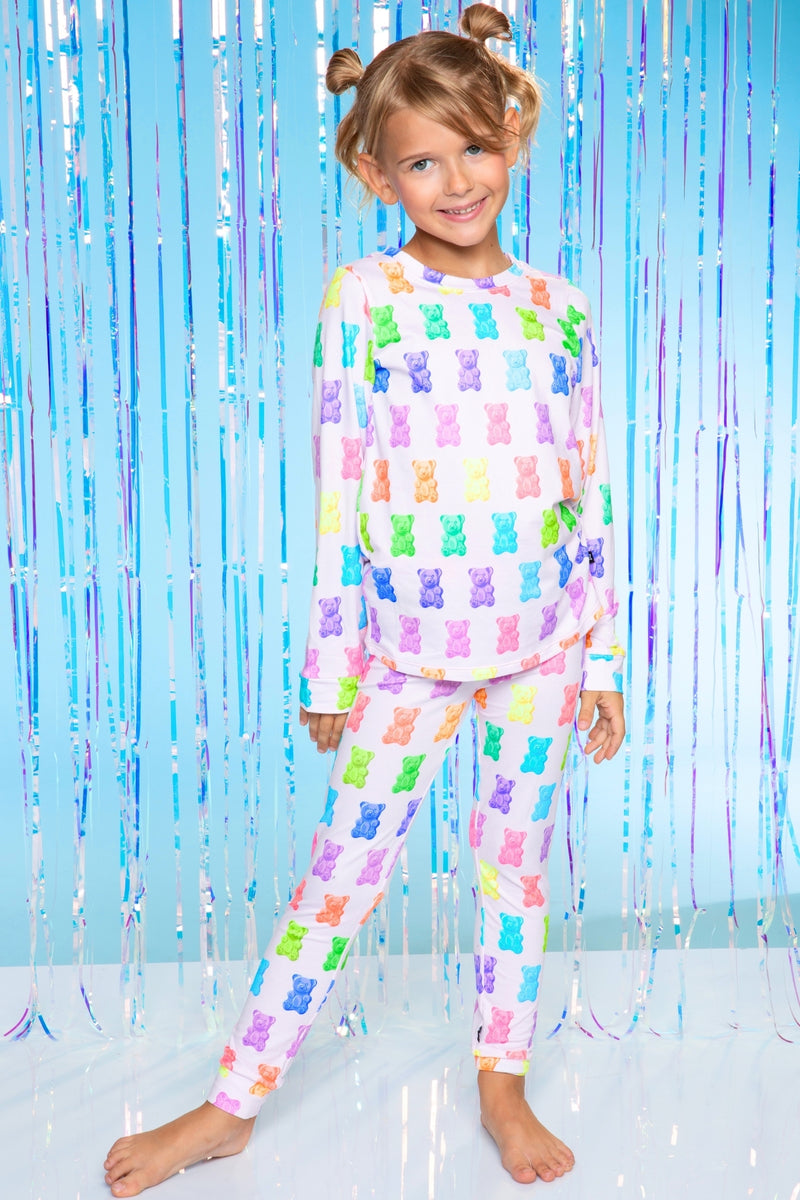 Simply Soft Long Sleeve Crew & Slim Lounge Bottom