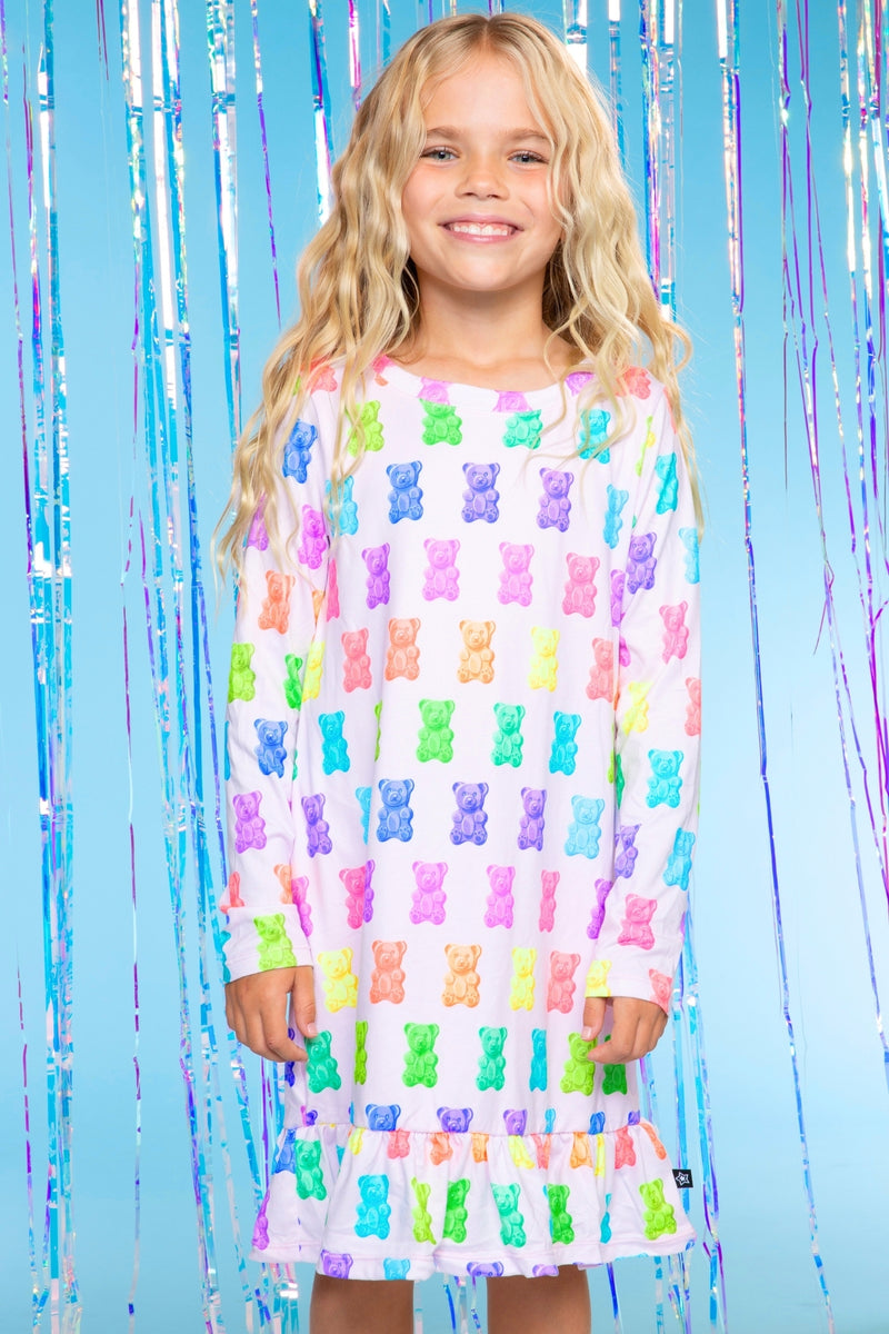 Simply Soft Long Sleeve Ruffle Nightgown