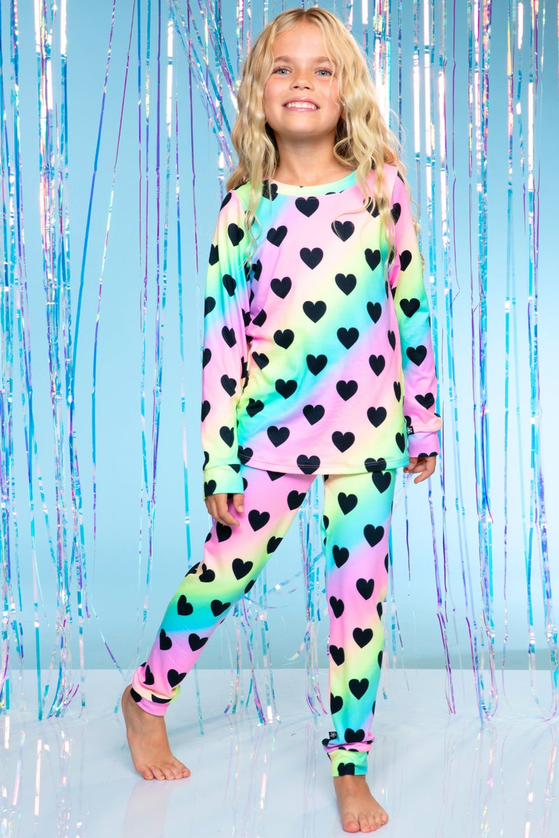 Simply Soft Long Sleeve Crew & Slim Lounge Bottom