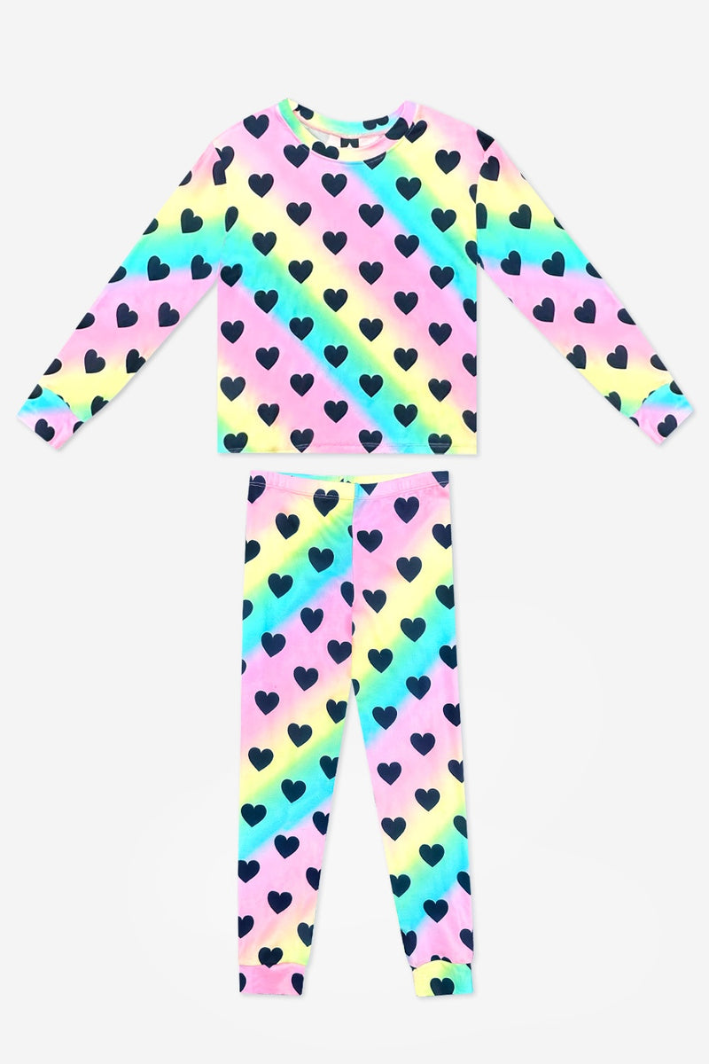 Simply Soft Long Sleeve Crew & Slim Lounge Bottom