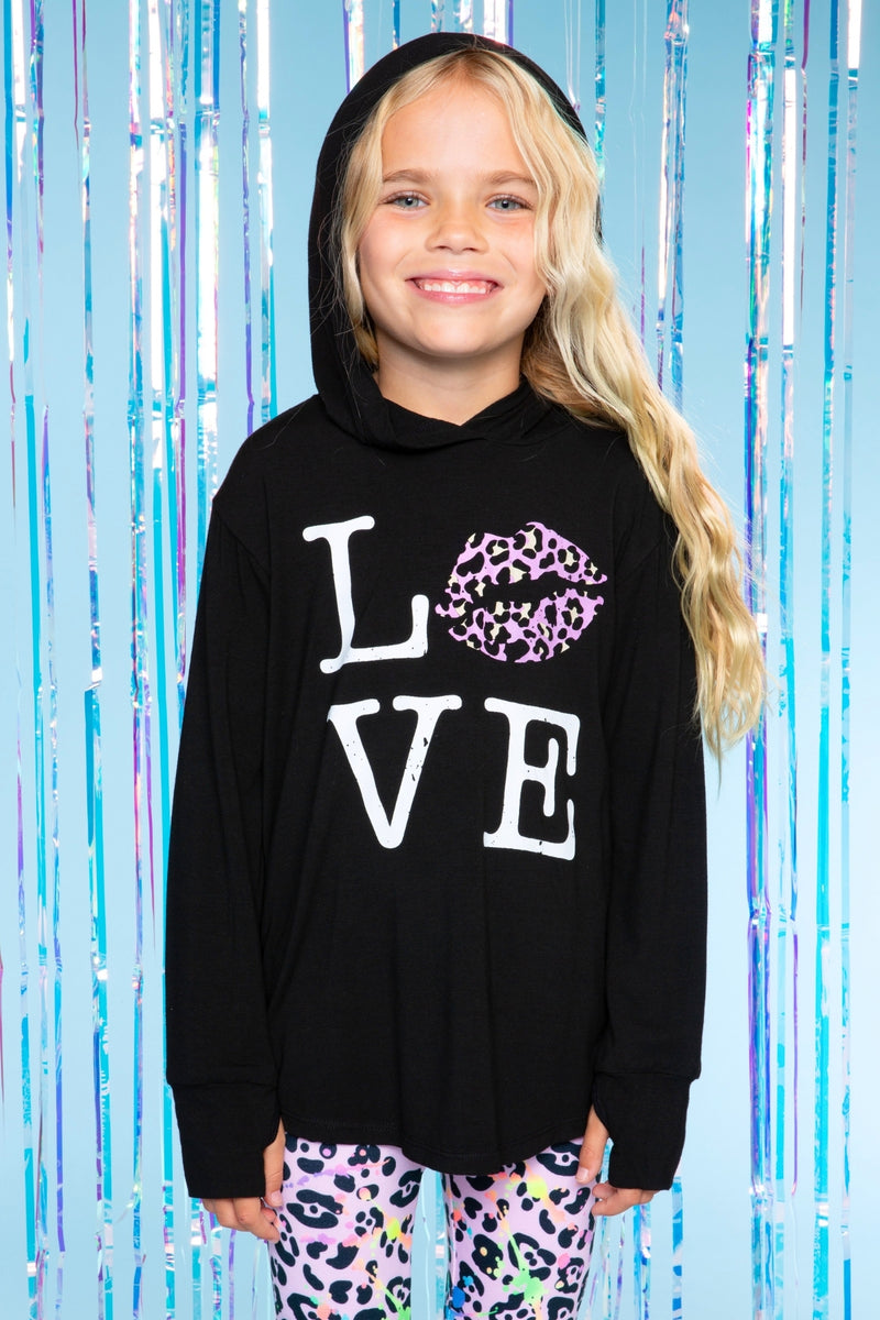 Modal Knit Hoodie Pullover W/Thumbholes