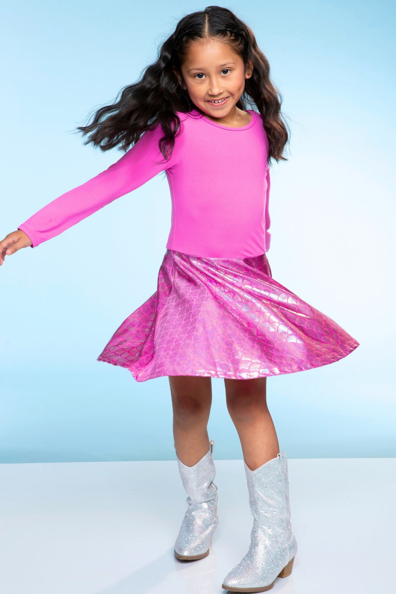 Simply Soft Long Sleeve Skater Dress