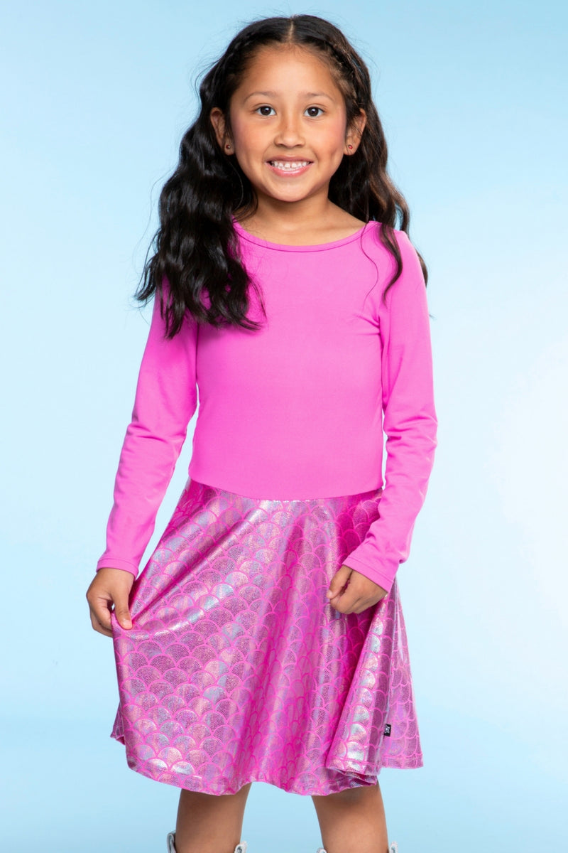 Simply Soft Long Sleeve Skater Dress