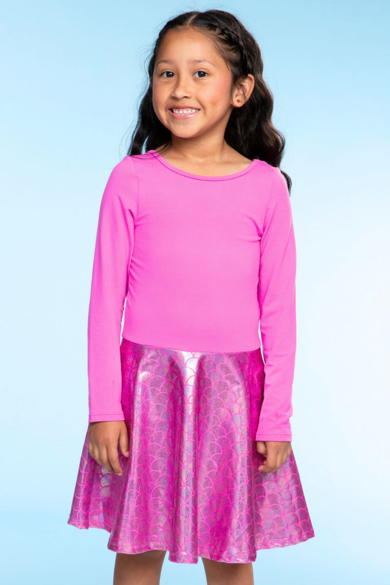 Simply Soft Long Sleeve Skater Dress