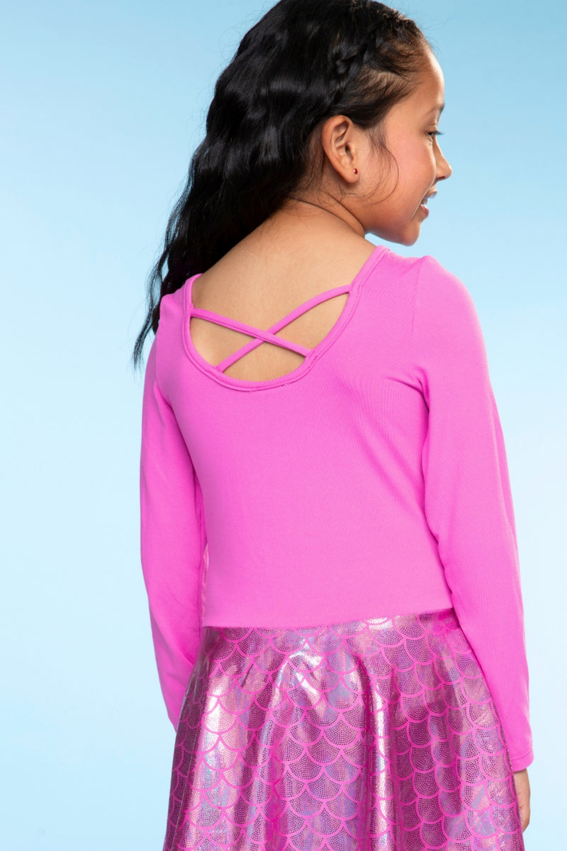 Simply Soft Long Sleeve Skater Dress