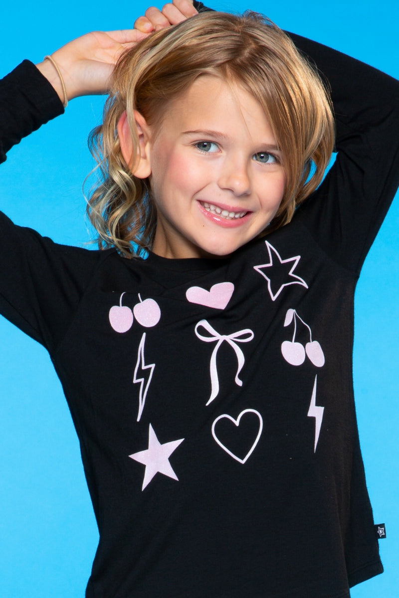 Modal Long Sleeve Shirttail Top