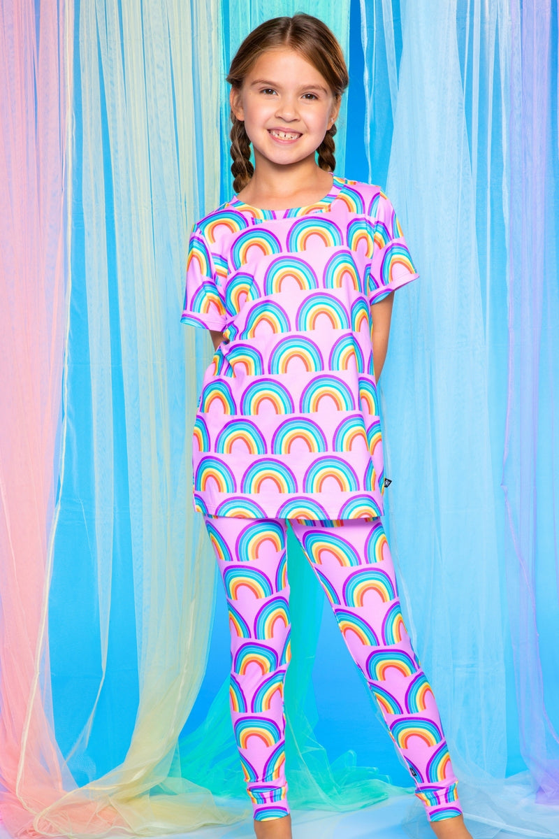 Simply Soft Short Sleeve Tee & Slim Lounge Bottom