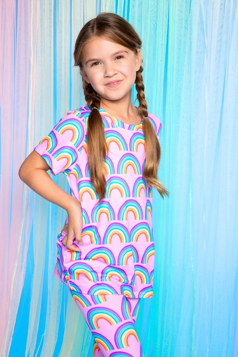 Simply Soft Short Sleeve Tee & Slim Lounge Bottom