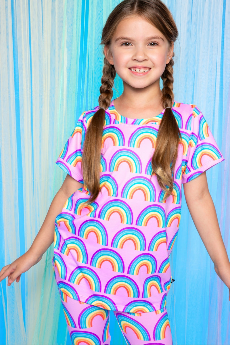 Simply Soft Short Sleeve Tee & Slim Lounge Bottom