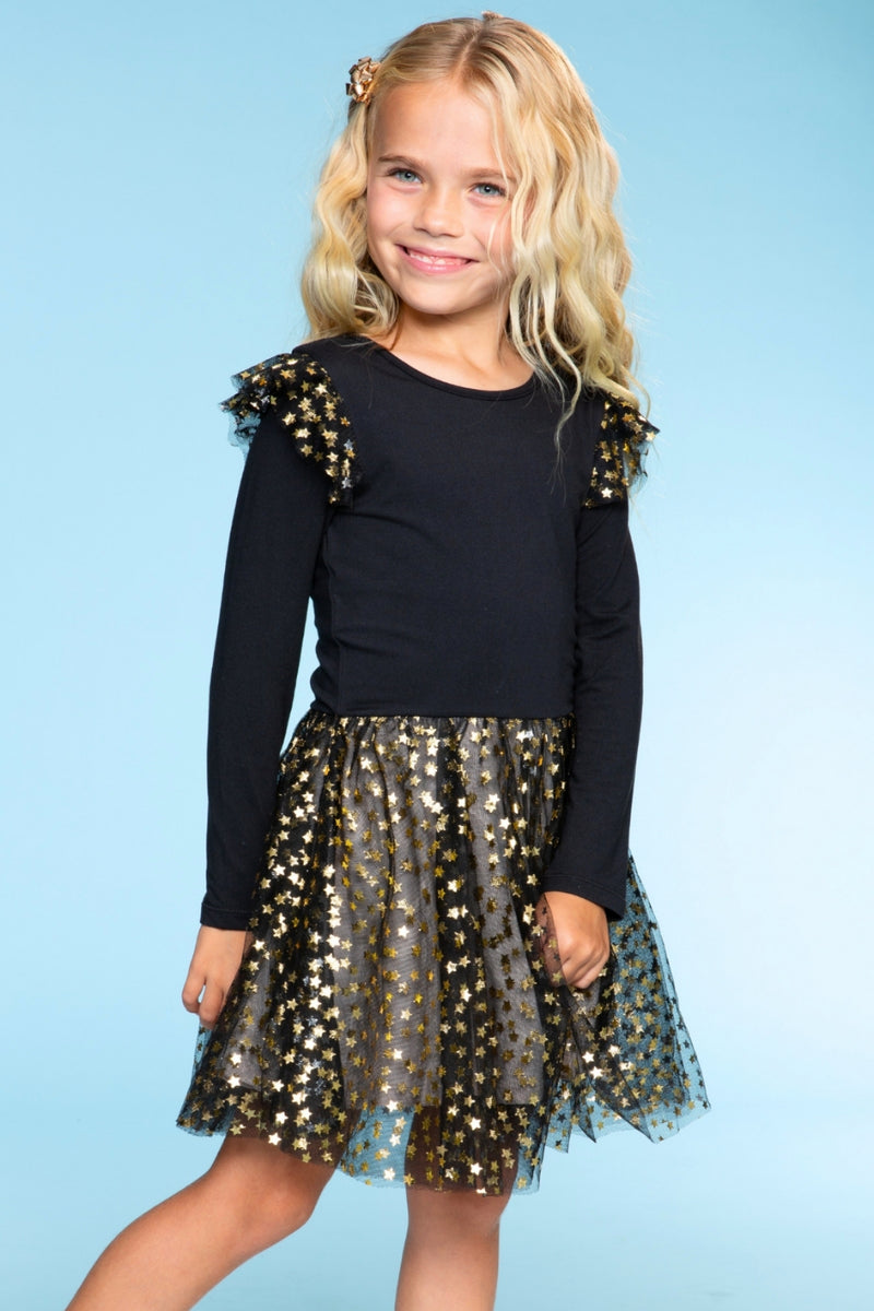 Simply Soft Bow Back Be Happy Tulle Dress