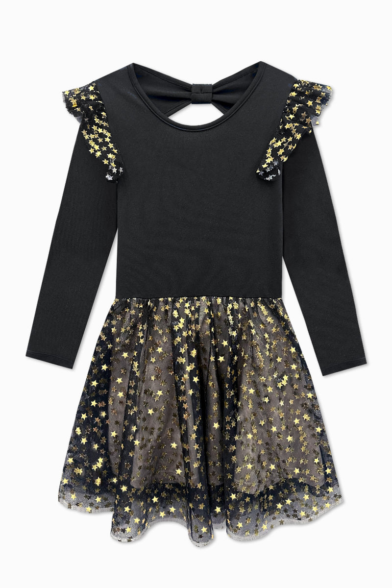 Simply Soft Bow Back Be Happy Tulle Dress