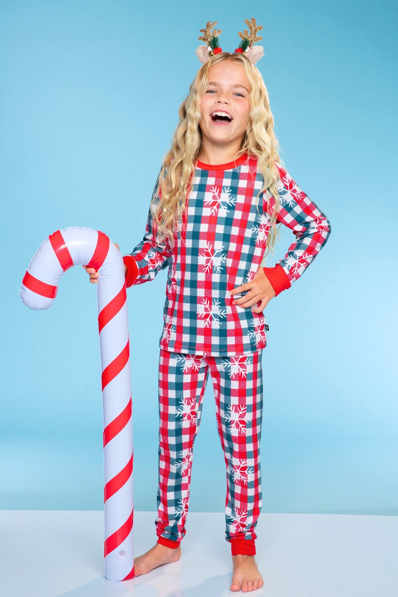 Simply Soft Long Sleeve Crew & Slim Lounge Bottom