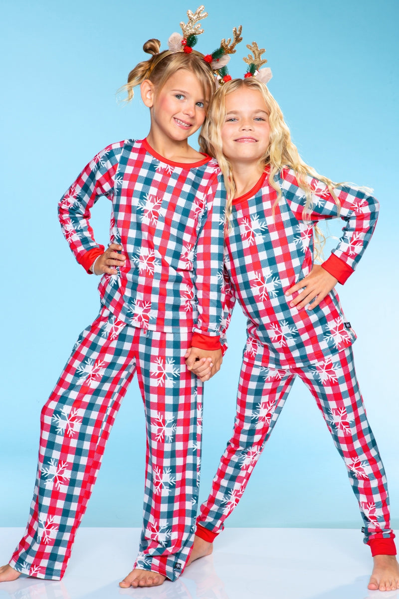 Simply Soft Long Sleeve Crew & Slim Lounge Bottom