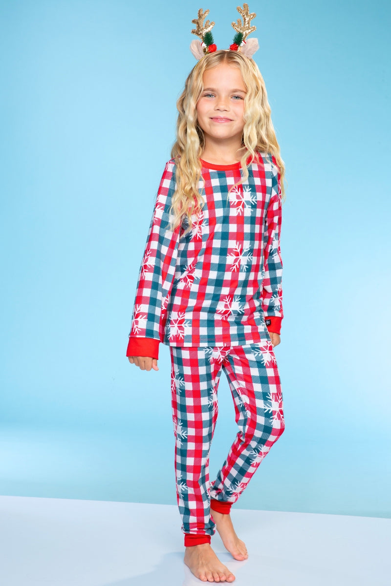 Simply Soft Long Sleeve Crew & Slim Lounge Bottom