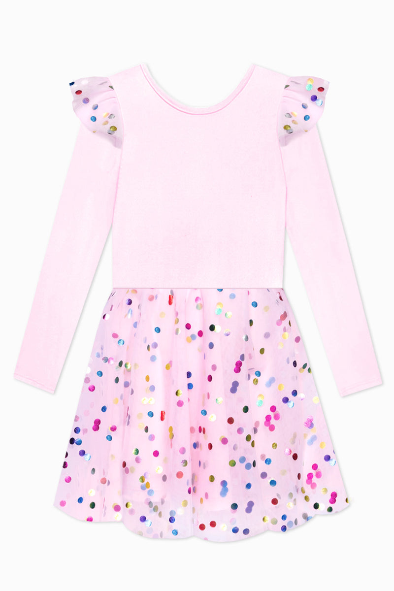 Simply Soft Bow Back Be Happy Tulle Dress