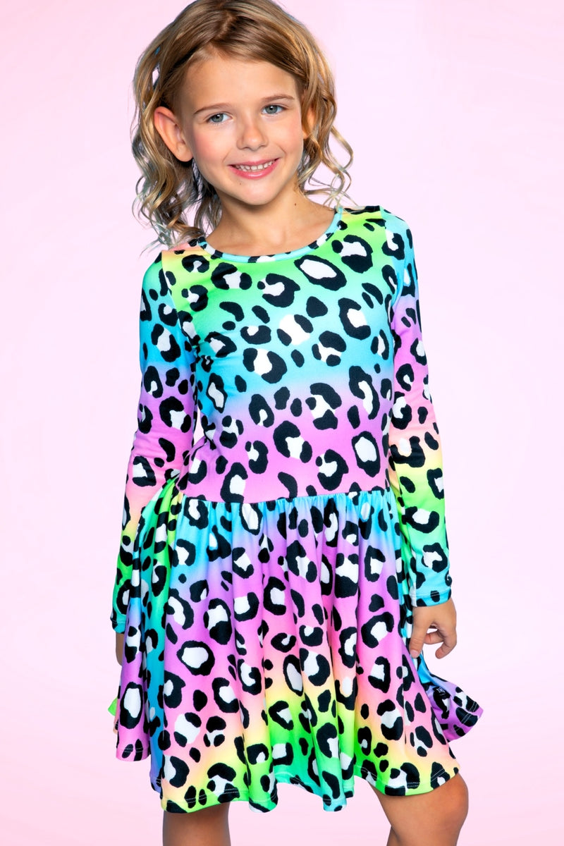 Simply Soft Long Sleeve Be Happy Dress