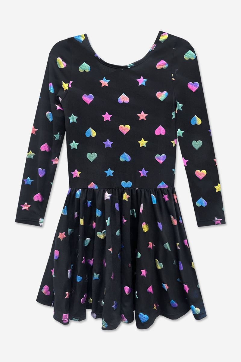Simply Soft Long Sleeve Be Happy Dress
