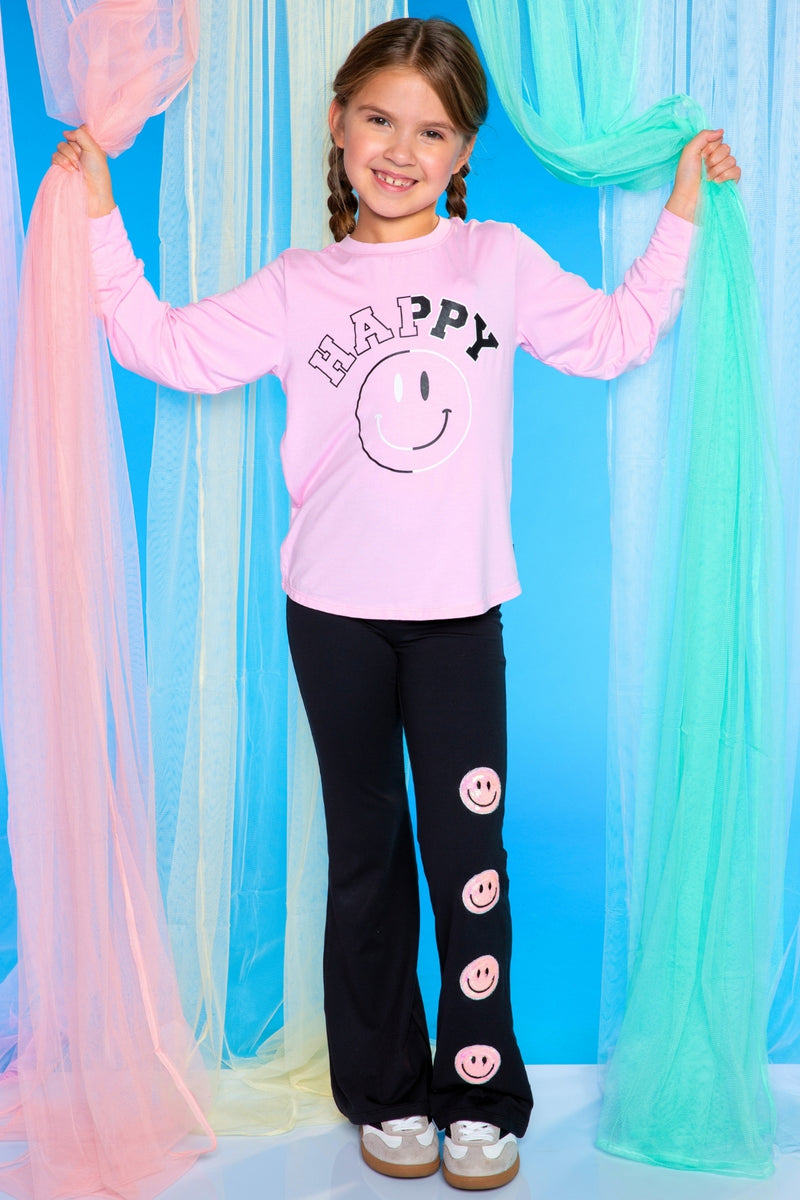 Modal Long Sleeve Shirttail Top