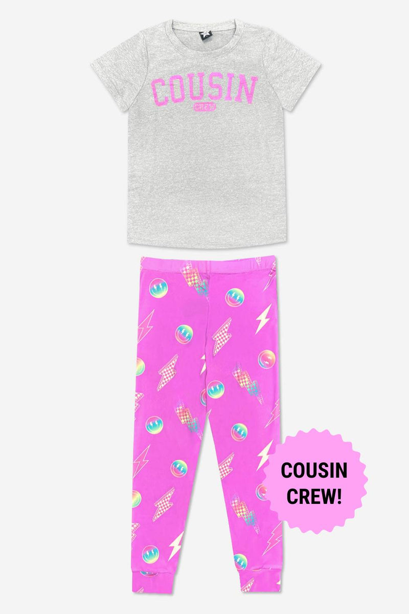 Triblend Short Sleeve Tee & Slim Lounge Bottom