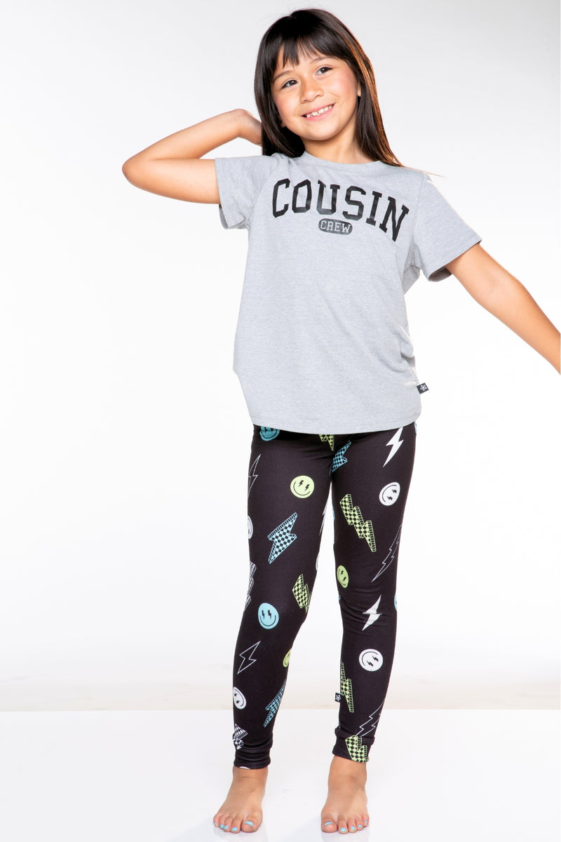 Triblend Short Sleeve Tee & Slim Lounge Bottom