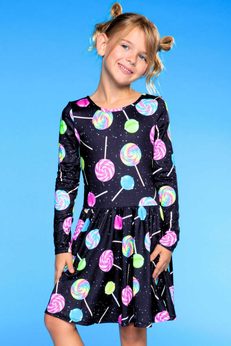 Simply Soft Long Sleeve Be Happy Dress