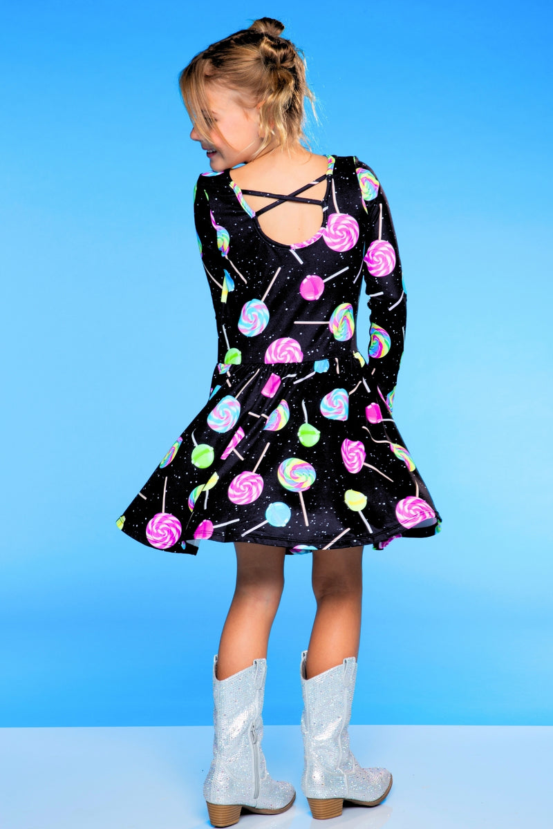 Simply Soft Long Sleeve Be Happy Dress