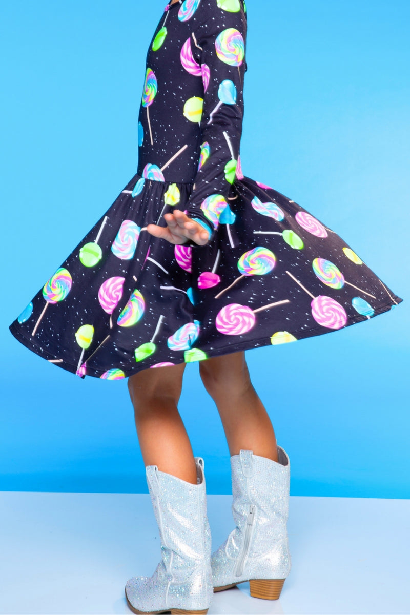 Simply Soft Long Sleeve Be Happy Dress