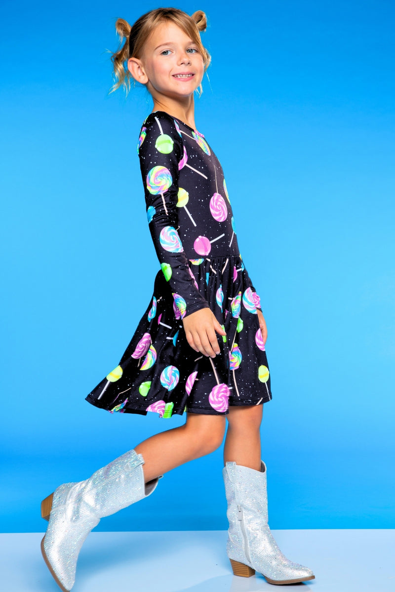 Simply Soft Long Sleeve Be Happy Dress