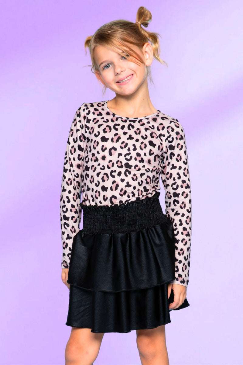 Simply Soft Long Sleeve Smocked Skirt Dress