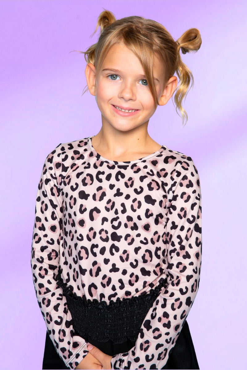 Simply Soft Long Sleeve Smocked Skirt Dress