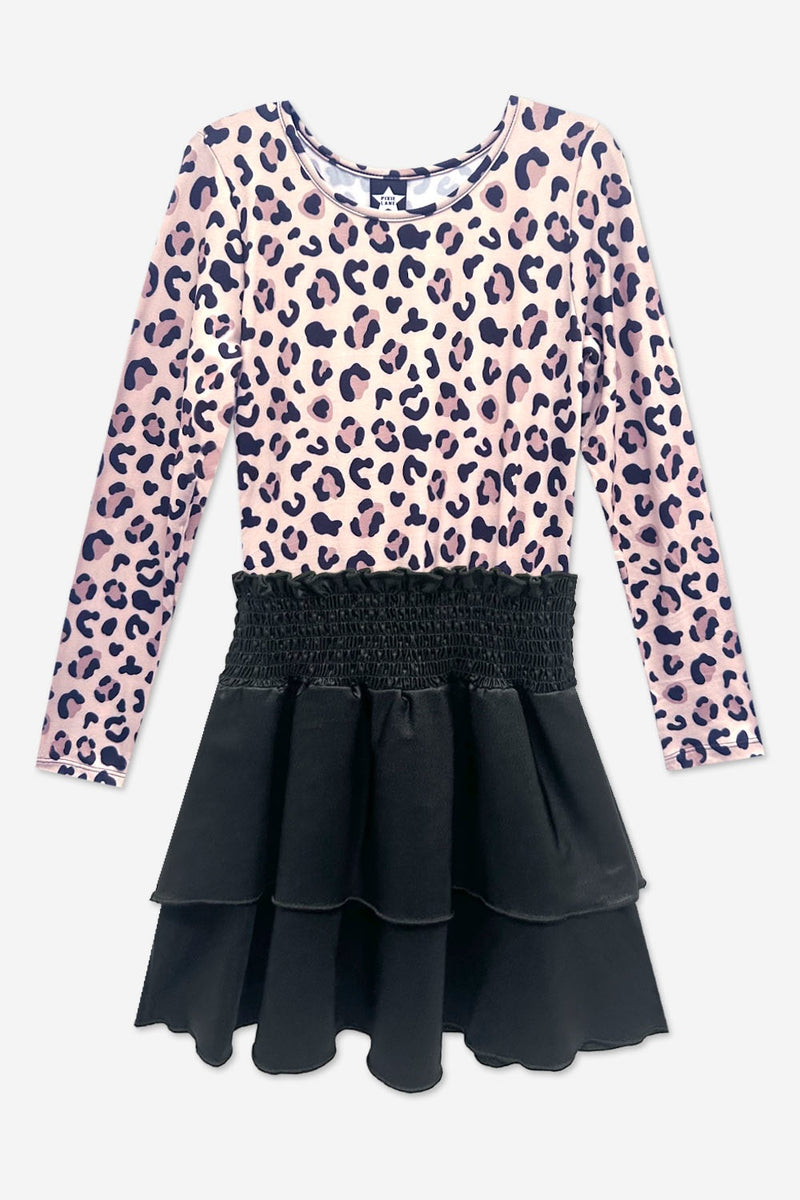 Simply Soft Long Sleeve Smocked Skirt Dress