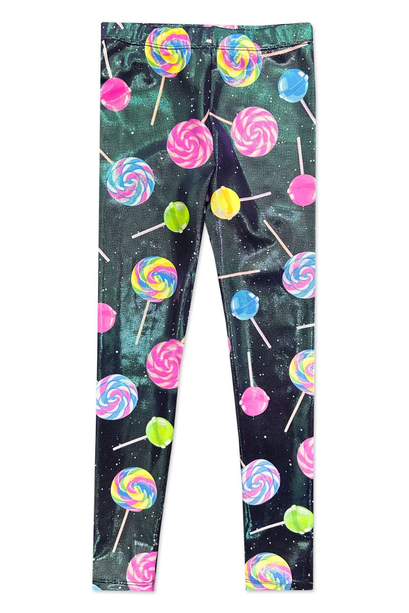 Glitter Foil High Shine Long Legging.