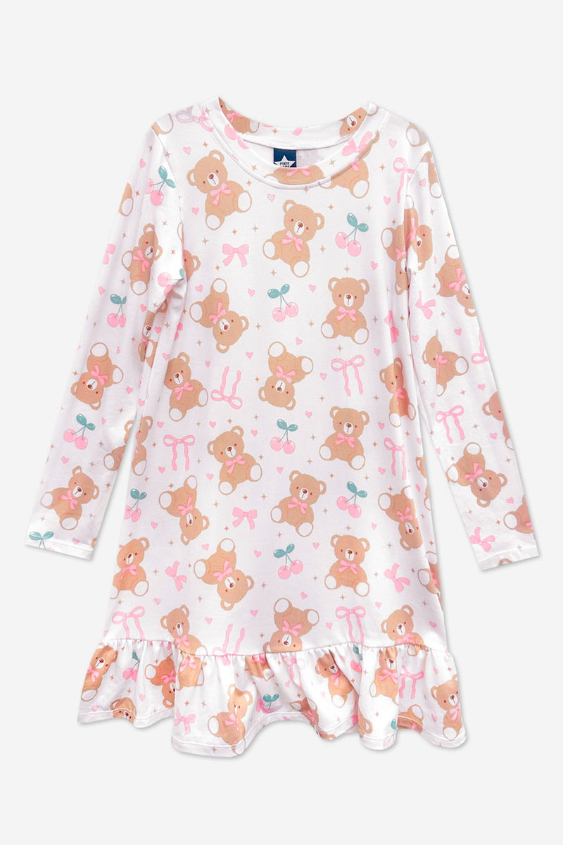 Simply Soft Long Sleeve Ruffle Nightgown