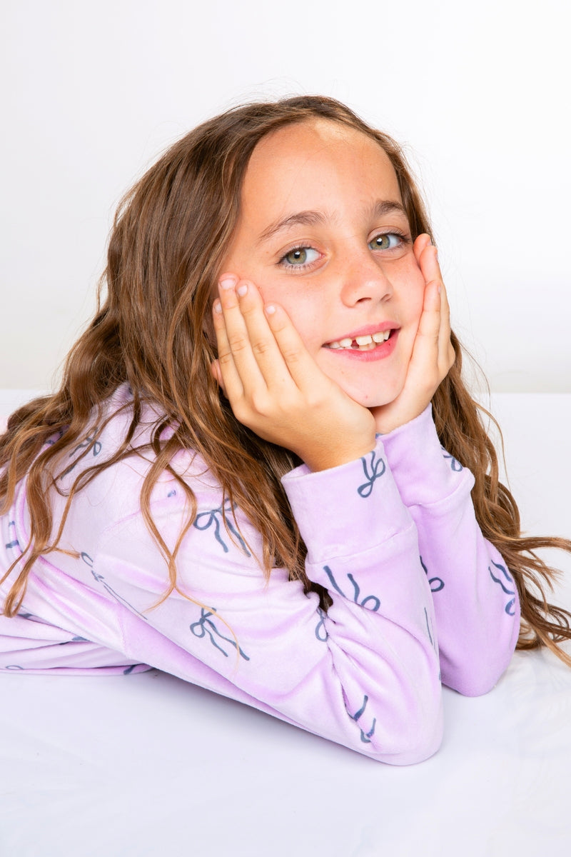 Long Sleeve Velour Set